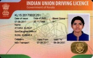 India driver’s license