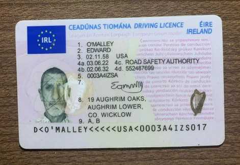 Buy Irish Driver's License Online