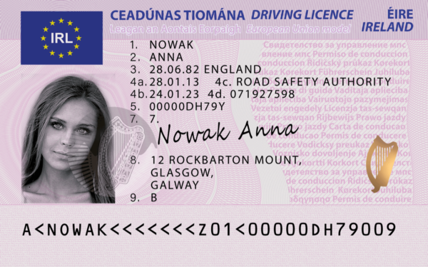 Buy Irish Driver's License