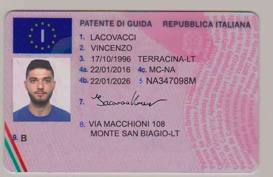 Buy Italian Driver’s License Online