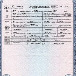 Buy Original Birth Certificates, 购买原件出生证明