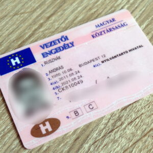 Buy Hungarian Driver’s License, Magyar vezetői engedély
